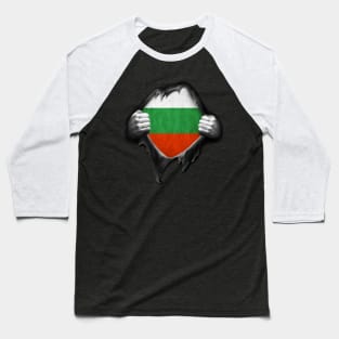 Bulgaria Flag. Proud Bulgarian Baseball T-Shirt